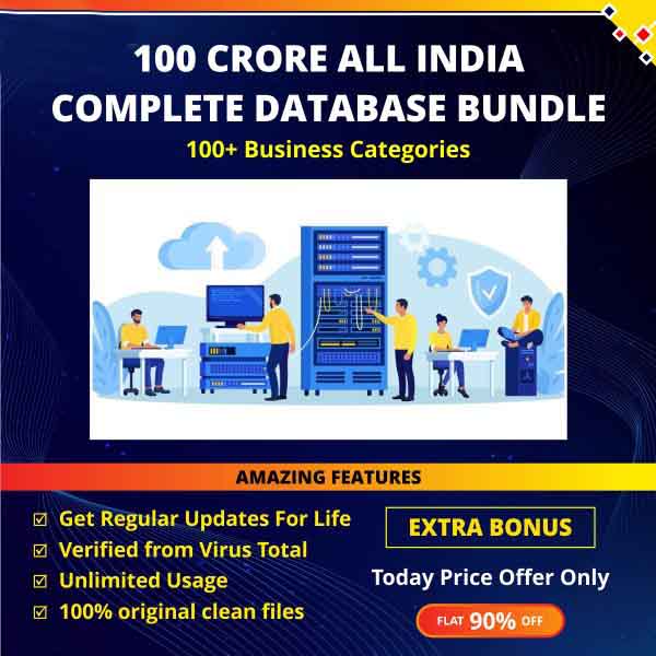 100 CRORE ALL INDIA DATABASE - UPDATED VERSION 2024
