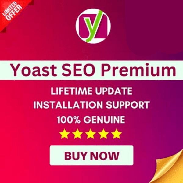 YOAST SEO Premium - Ultimate Search Engine Performance (Lifetime Updates and all features unlocked)